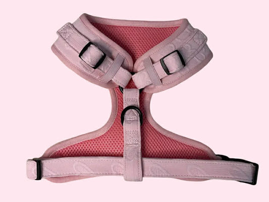 Pink Hearts Adjustable Harness