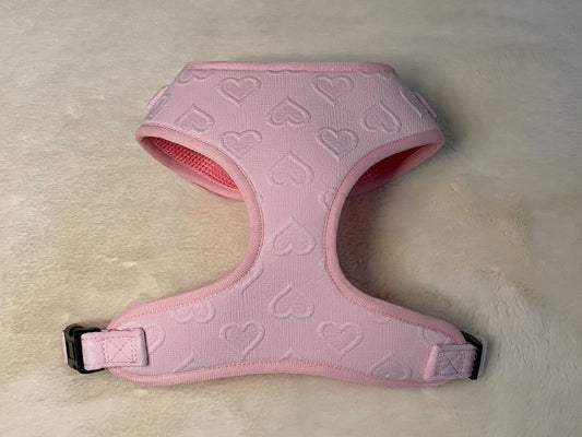Pink Hearts Adjustable Harness