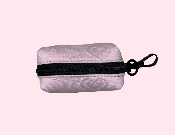 Pink Hearts Poop Bag Holder